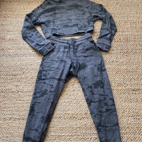 Alphalete Identity Pro Cropped Hoodie and Joggers - Picture 3 of 7